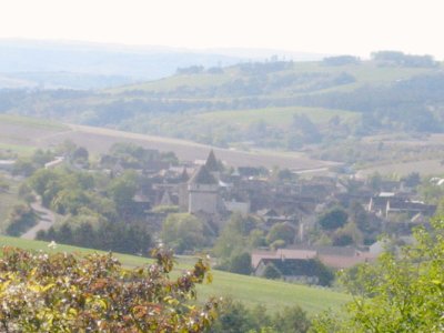 Village near Chablis.